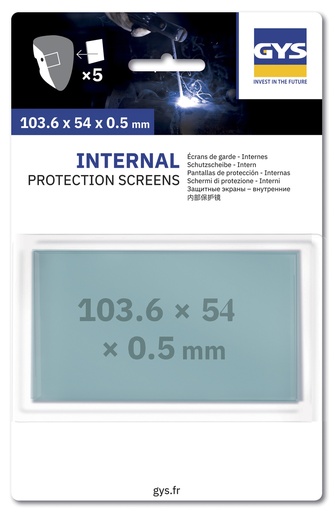 [077621] Iekšējie aizsargstikli 103,6 × 54 mm (077621, GYS)