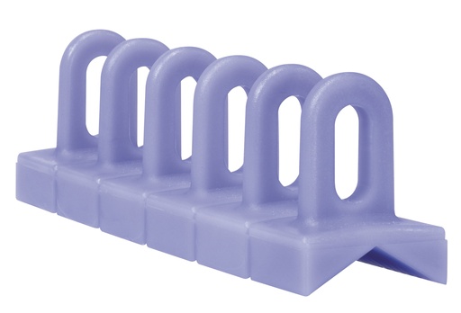 [082892] Violet angular plastic ring rods 6×35×156 mm, 3 pcs (082892, GYS)