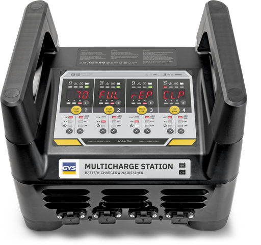 [083578] Uzlādes stacija MULTICHARGE 4x10A / Pb-Li (083578, GYS)