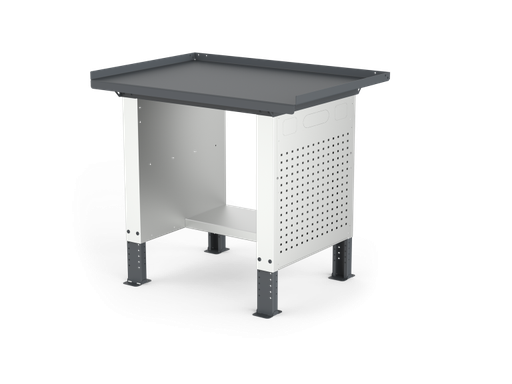 [ELRC-100-A1M] Darbastalis MONO, reg. aukščio, uždari šonai, apsauginis bortas, lentyna 300 mm, 1000 mm, Filcar (ELRC-100-A1M, FILCAR)