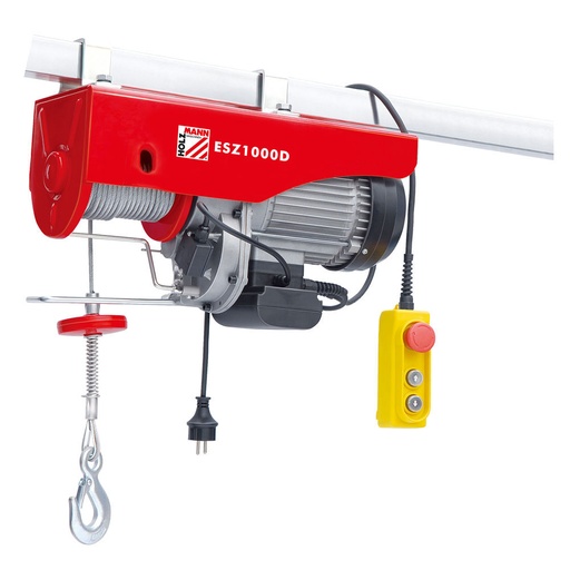 [ESZ1000D_230V] Elektriskā troses vinča 1000kg (ESZ1000D_230V, HOLZMANN)