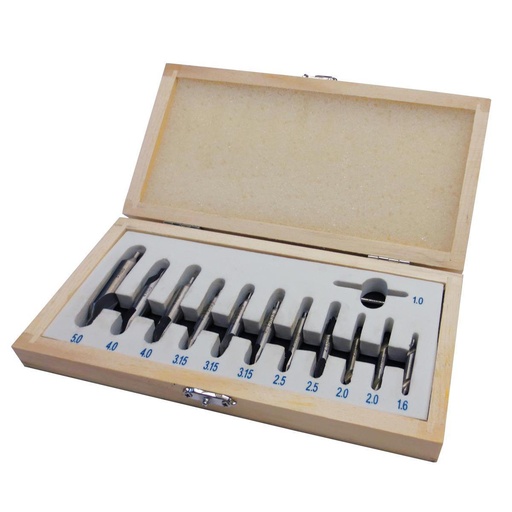 [ZBS12TLG] centre drill 12 pcs, 1-5mm, metric ZBS12TLG