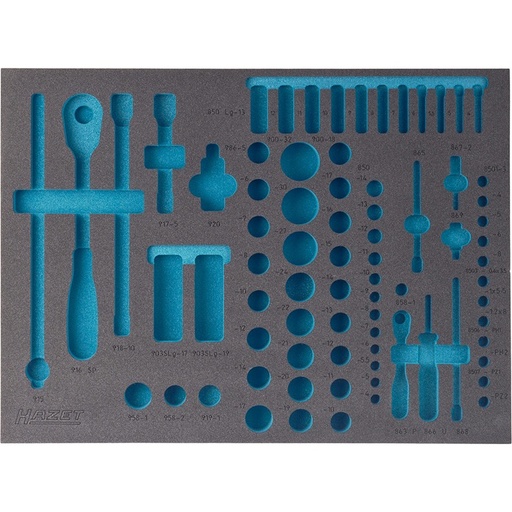 [163-138LN] Two-component foam tool insert (163-138LN, HAZET)