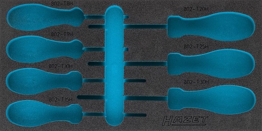 [163-422L] Two-component foam tool insert 344×174×38 mm (163-422L, HAZET)