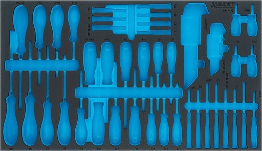 [163-480LN] 2-component soft foam insert (163-480LN, HAZET)