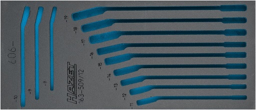[163-509L] Dvikomponentis putų įdėklas įrankiams 400×170×40 mm (163-509L, HAZET)