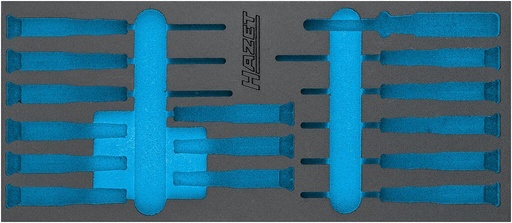 [163-517L] Two-component foam tool insert 398×177×40 mm (163-517L, HAZET)