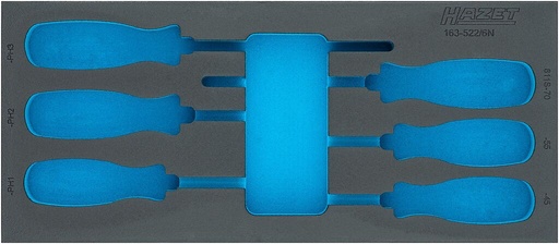 [163-522LN] Dvikomponentis putų įdėklas įrankiams 400×175×34 mm (163-522LN, HAZET)