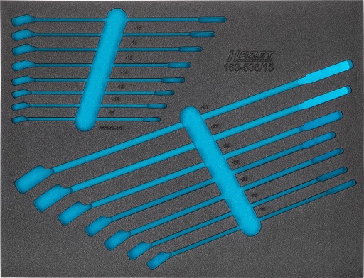 [163-536L] 2-component soft foam insert (163-536L, HAZET)