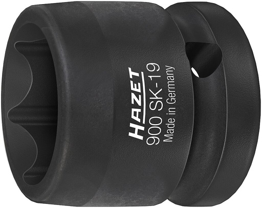 [900SK-19] Impact socket, hexagon (900SK-19, HAZET)