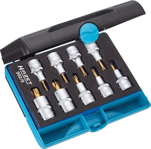 [992/9] TORX galviņu ar uzgaļiem komplekts (992/9, HAZET)