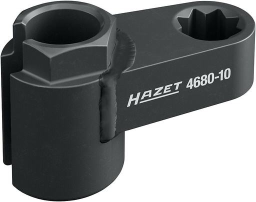[4680-10] Galvutė išmetimo zondui 1/2", su išoriniu šešiakampiu profiliu, dydis 20 mm, ilgis 66 mm (4680-10, HAZET)