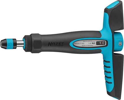 [6005CT-60] Torque screwdriver with standard handle 0.2–1.2 Nm, length 196 mm (6005CT-60, HAZET)
