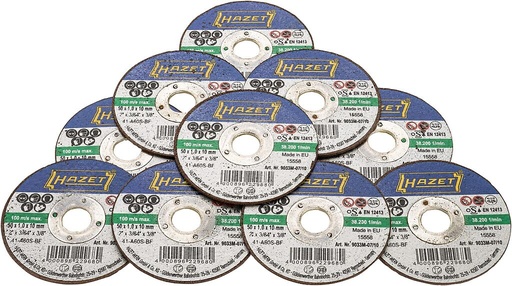 [9033M-07/10] Cut-off wheels, ⌀ 50 mm (9033M-07/10, HAZET)