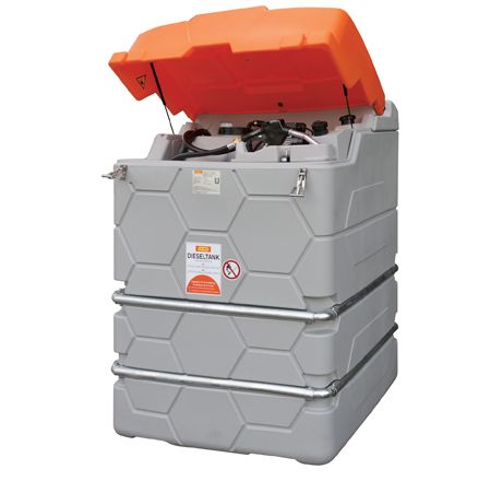 [10295] CUBE 1500 l dyzelino bakas, lauko, Basic, su dangčiu (10295, CEMO)