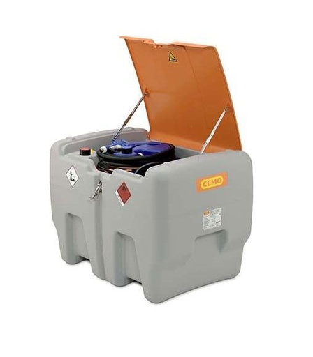 [10991] DT-Mobil Easy COMBI 440 l dīzeļa tvertne ar iegremdējamu CENTRI SP30 12 V sūkni (30 l/min), automātisko uzgali un atveramu vāku (10991, CEMO)