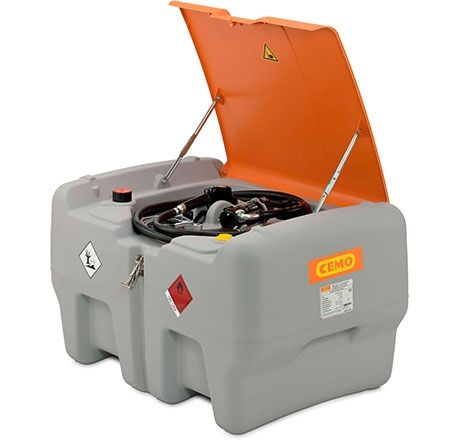 [11105] DT-Mobil Easy 400 l dīzeļa tvertne ar 24 V sūkni (40 l/min), automātisko uzgali un vāku (11105, CEMO)