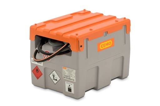 [10112] DT-Mobil Easy 200 l diesel tank with 24 V pump (40 l/min), automatic nozzle and hinged lid (10112, CEMO)