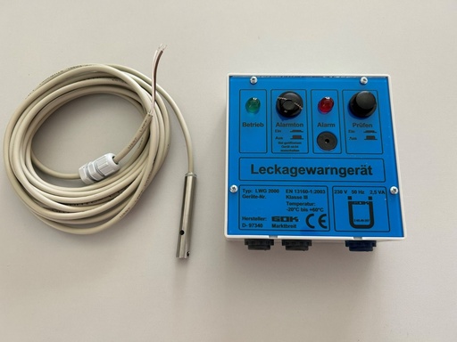 [7391] Leak detector 230 V, visual and acoustic, probe with 5 m cable (7391, CEMO)
