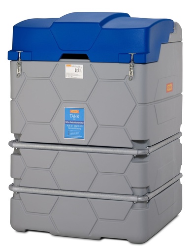 [10303] CUBE 1500 l AdBlue tvertne Outdoor Basic, pilnībā samontēta, ar ziemas paketi (10303, CEMO)