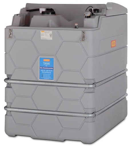 [10436] CUBE-Tank 2500 l AdBlue paplašinājums, iekštelpu, ar savienojuma komplektu pie pirmās tvertnes, pilnībā samontēts (10436, CEMO)