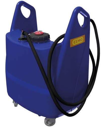 [11675] Transfer trolley Blue 130 l, CAS, Centri, without battery and without charger, CEMO (11675)