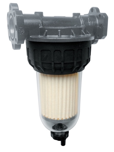 [10035] Filtrs, maks. 70 l/min, 30 μm ar ūdens atdalīšanas funkciju (10035, CEMO)