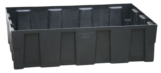 [8424] PE uztvērējpalete 250/2-RG bez režģa, CEMO (8424)