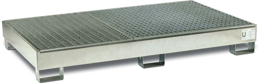 [10407] Sump pallets Type SW6, galvanised, with grating (10407, CEMO)