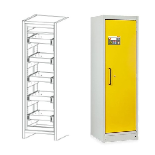 [10623] Safety cabinet 6/20 – FWF30, 5 full drawers (10623, CEMO)