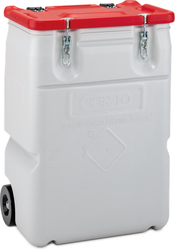 [11454] Mobile box 170 L, red lid, CEMO (11454)