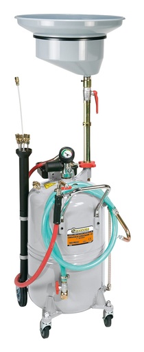 [10145] Pneumatic oil suction unit, 90 l, with collection hopper 10145, CEMO