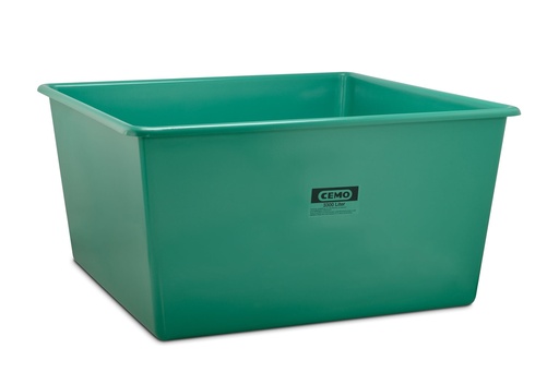 [1153] Rectangular container 3300 l, green (1153, CEMO)