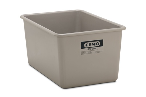 [1162] Rectangular container 400 l, grey (1162, CEMO)