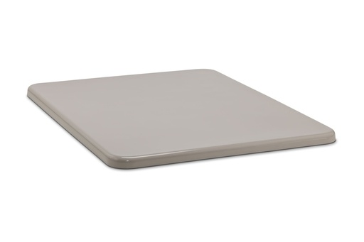 [1174] Flat lid 1500 l, short, grey, CEMO (1174)