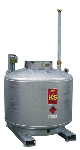 [7755] KS-Mobile 600 l dvisienis, cinkuotas, komplektinis, be gaubto ir siurblio, CEMO (7755)