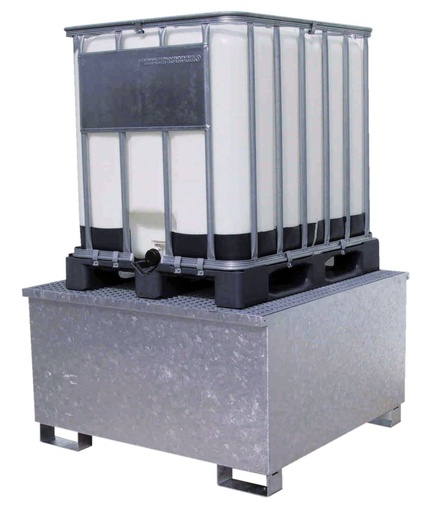 [7393] IBC surinkimo padėklas, GGS tipo, 1000 l, cinkuotas (7393, CEMO)