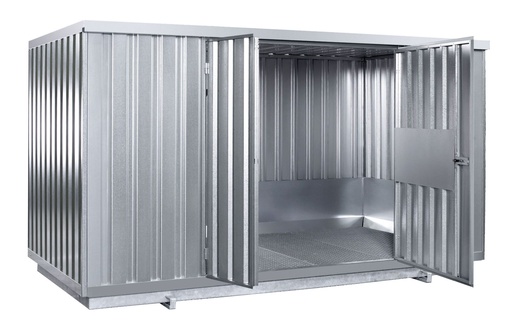 [10339] Safety storage container SRC 1.1N, galvanised, door on long side, CEMO (10339)