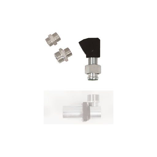 [1191] 90° alkūnė iš AISI 304 nerūdijančio plieno, 3/8" BSP (M), ø12 mm (1191, FLEXBIMEC)