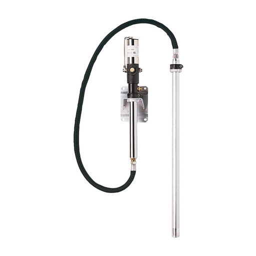 [2032] Air operated oil pump - compression ratio 3:1 - double acting - with hose and wall bracket (2032, FLEXBIMEC)