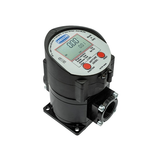 [2750] Electronic diesel flow meter "Diesel Neptune" for inline use, 1" BSP (F) connections, Flexbimec (2750, FLEXBIMEC)