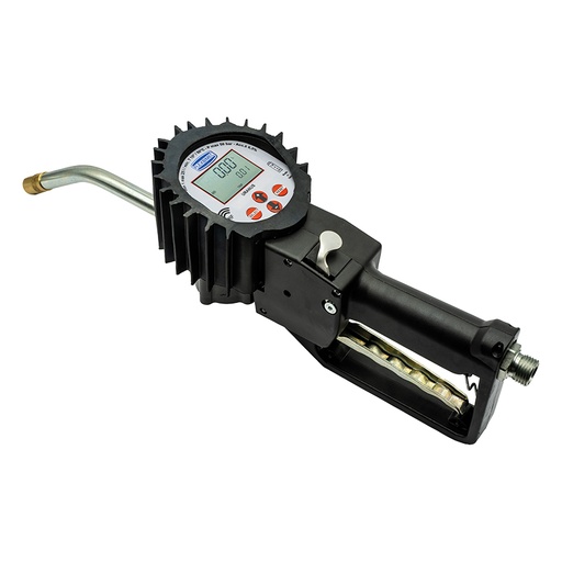 [2819/RF] Electronic oval-gear flow meter for antifreeze, "4TT - URANUS" series, with rigid outlet Ø16 mm, with PRESET function, with RF CONNECT (radio-frequency) data transmission, Flexbimec (2819/RF, FLEXBIMEC)