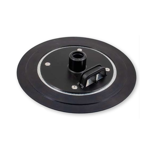 [4317VU] Sekotājplāksne ar vulkanizētu gumiju 50 kg mucai, membrāna Ø 390 mm (4317VU, FLEXBIMEC)