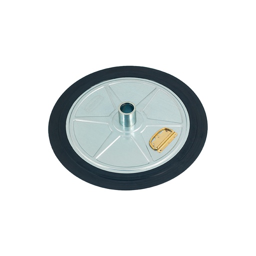 [4320] Follower plate for 180 kg drum with rubber membrane Ø 590 × 540 mm, for grease pump „Power Bull“ (art. 4048–4051, 4097/180, 4098/180, 5090) (4320, FLEXBIMEC)