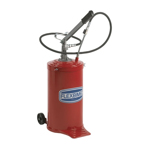 [5105] Manuālais smērvielas sūknis 16 kg spaiņiem ar 2 riteņiem (5105, FLEXBIMEC)
