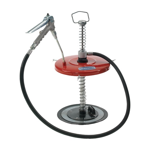 [5111] GREASE POWER 750 – rankinis tepimo rinkinys su spyruokliniu siurbliu 18/20 kg statinėms, lanksti žarna ir dozavimo pistoletas (5111, FLEXBIMEC)
