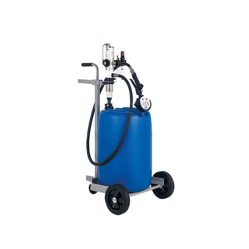 [6777] Mobilus AdBlue/DEF dozavimo komplektas 60 l statinėms su pneumatiniu siurbliu ir elektroniniu srauto matuokliu (6777, FLEXBIMEC)