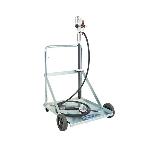 [6778] Mobile pneumatic dispensing kit for AdBlue®/DEF for 200 l drums with four wheels trolley, pneumatic pump and digital meter gun 6778, FLEXBIMEC
