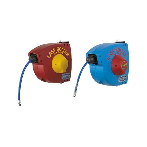[9400+3615] EASY ROLLER hose reel with 15 m hose Ø8×12 mm (polyurethane), Flexbimec (9400+3615, FLEXBIMEC)