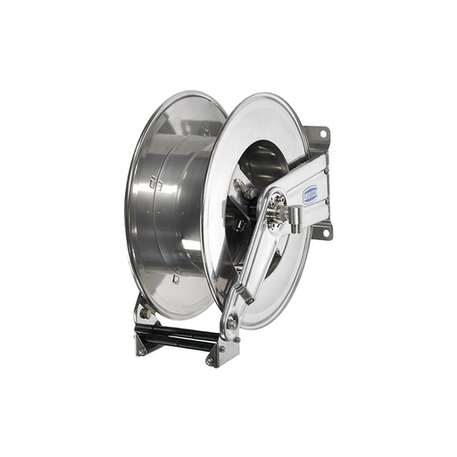 [9530/EX] Spring driven stainless steel hose reel, max length 35 m, without hose – Ø 1/2 in., adjustable arms series – ATEX 2014/34/EU certified, classification level II category 2, FLEXBIMEC (9530/EX)